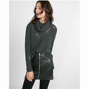 🖤Express (MINUS THE) LEATHER MOTO MINI SKIRT🖤